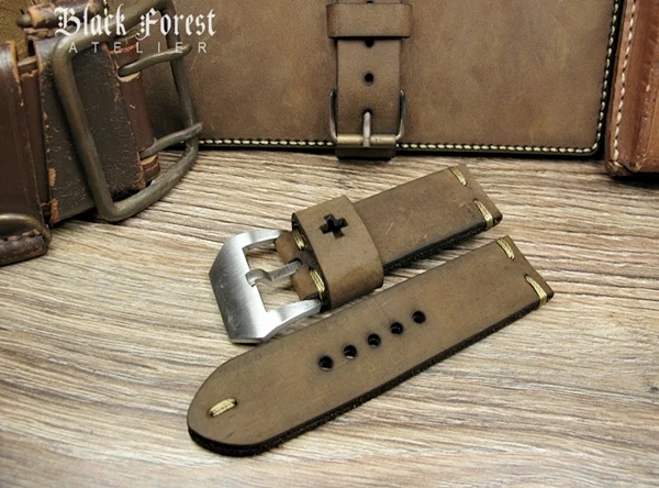 BF15 Vintage Traditional Style Strap size 22mm/24mm/26mm/28mm – image 11